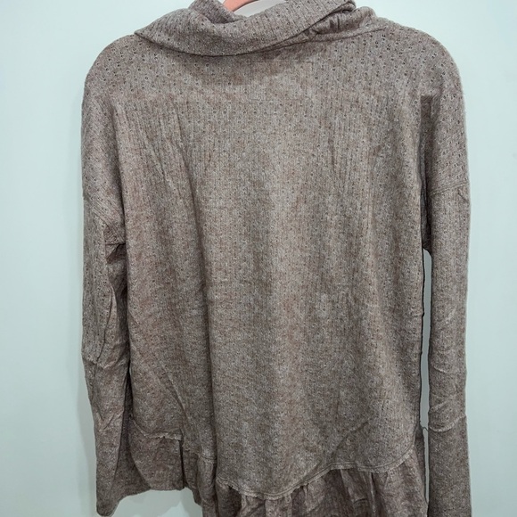 Maeve Anthropologie cowl neck frilly knit sweater - size small. - Picture 13 of 15